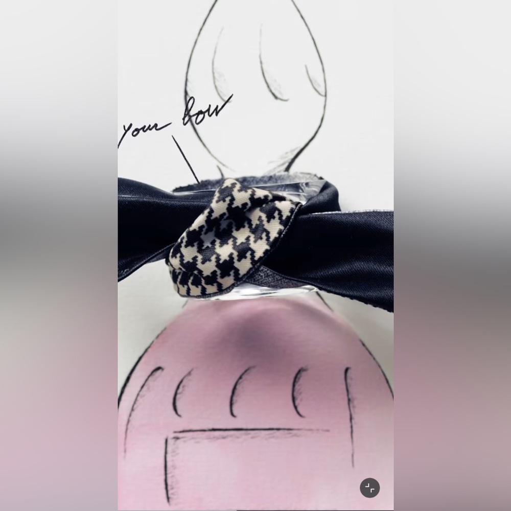 Dior Beauty Blue & White Amphour twilly ribbon - Picture 5 of 5